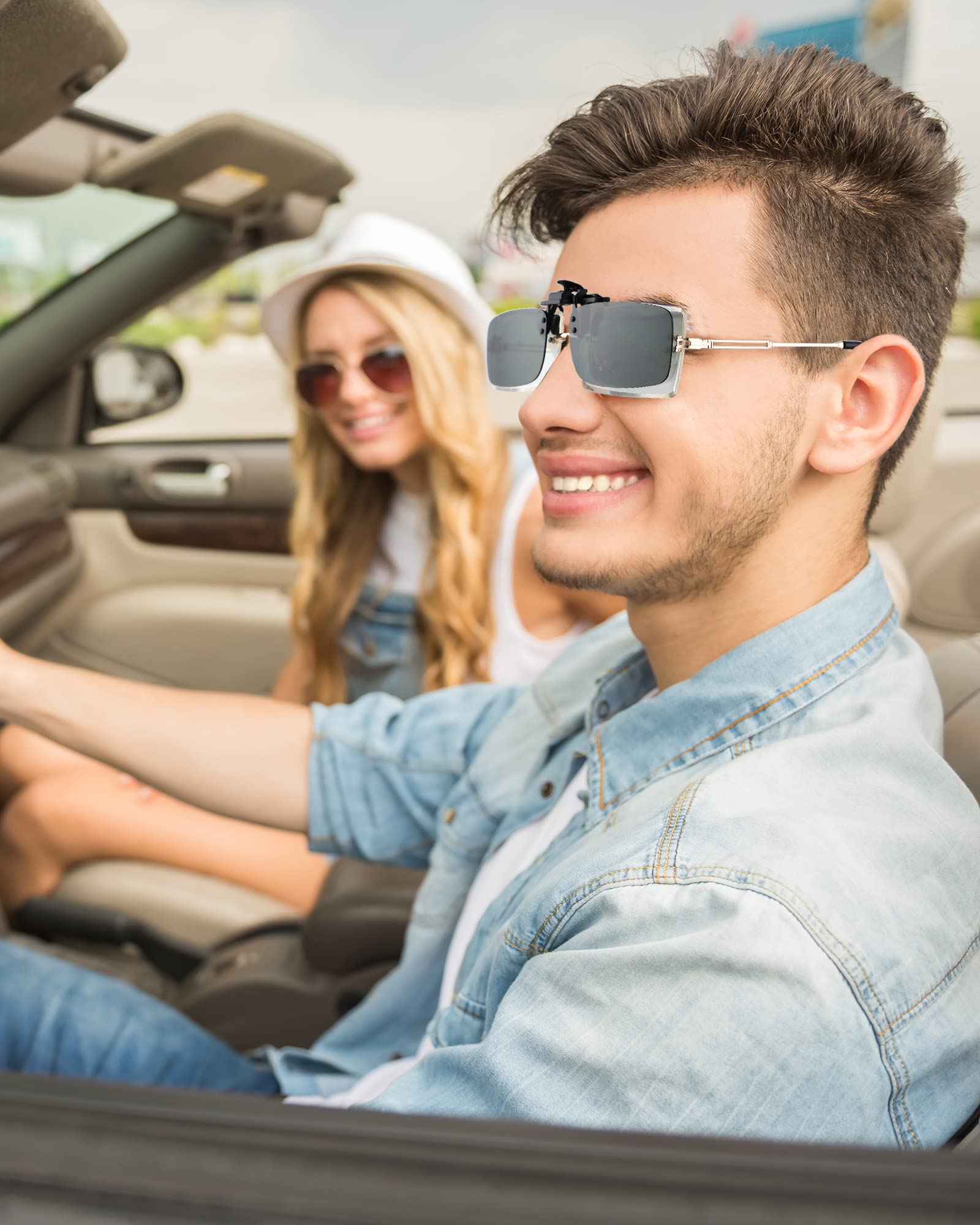 Foto 6 | Gafas De Sol Frienda Con Clip, Polarizadas, 5 Pares, Antideslumbrantes - Venta Internacional.