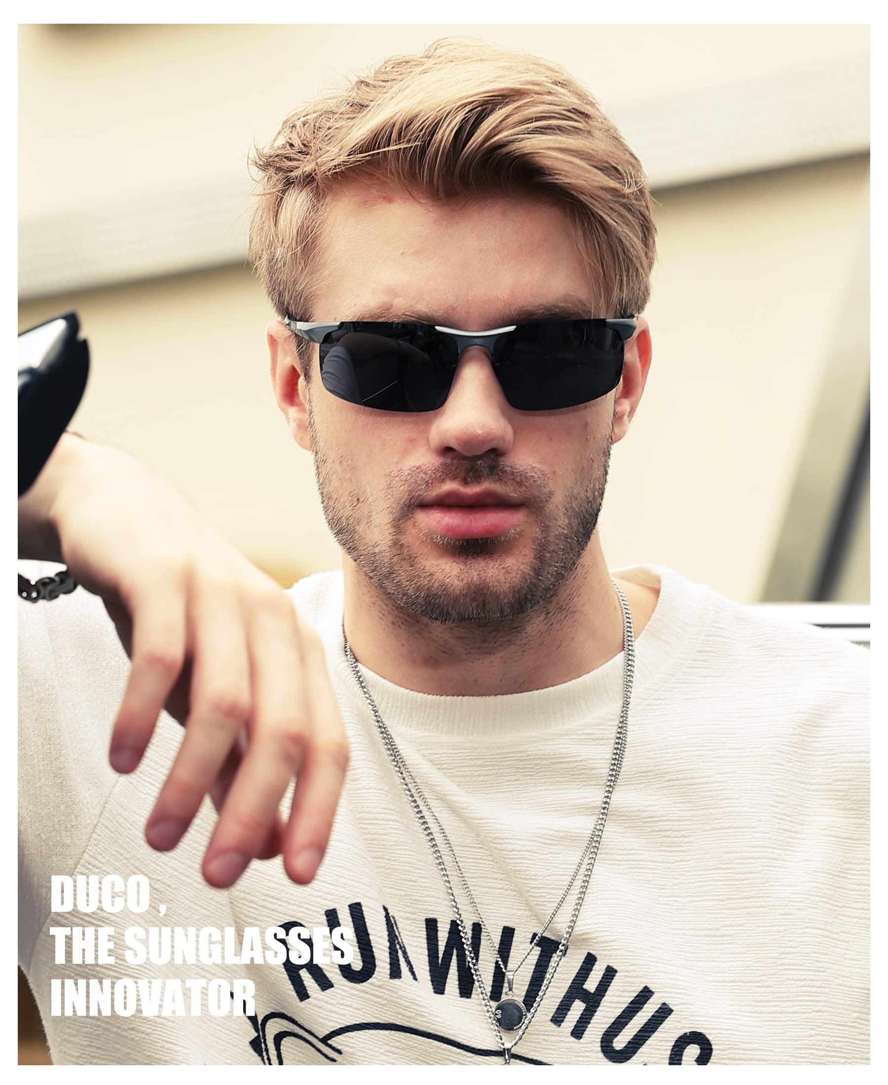Foto 5 | Gafas De Sol Polarizadas Duco 8177s Para Hombre Con Protección Uv400 - Venta Internacional.