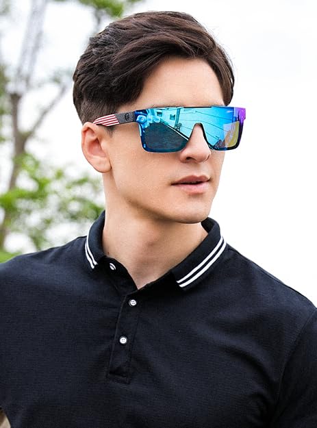 Foto 3 pulgar | Gafas de Sol Feisedy Polarizadas Oversized Square B2990 Black - Venta Internacional