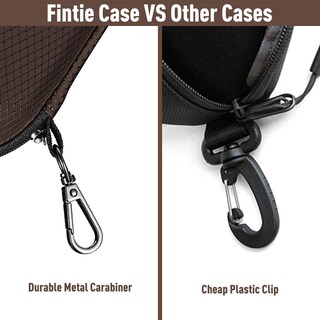 Foto 4 | Funda Para Gafas De Sol Fintie Hard Eva, A Prueba De Golpes Con Mosquetón - Venta Internacional.
