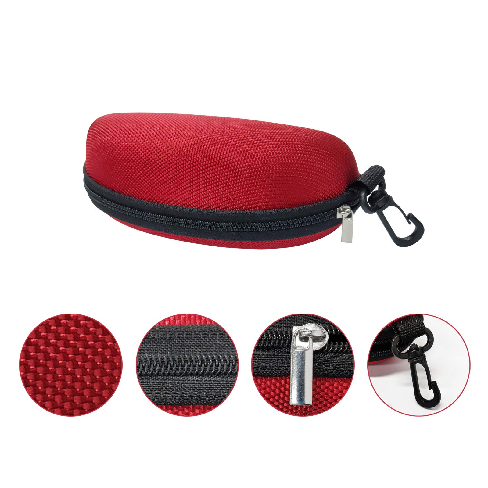 Foto 5 pulgar | Funda Para Gafas De Sol Hsymq Para Hombre Y Mujer Con Clip De Mosquetón (3) - Venta Internacional.