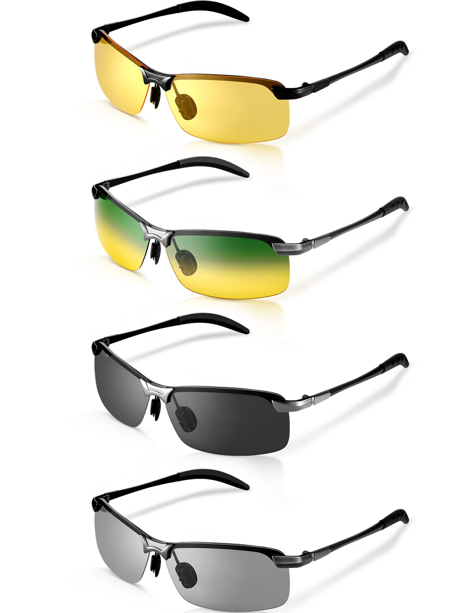 Gafas De Conducción Nocturna Flutesan Polarized Uv400 Para Hombre - Venta Internacional.