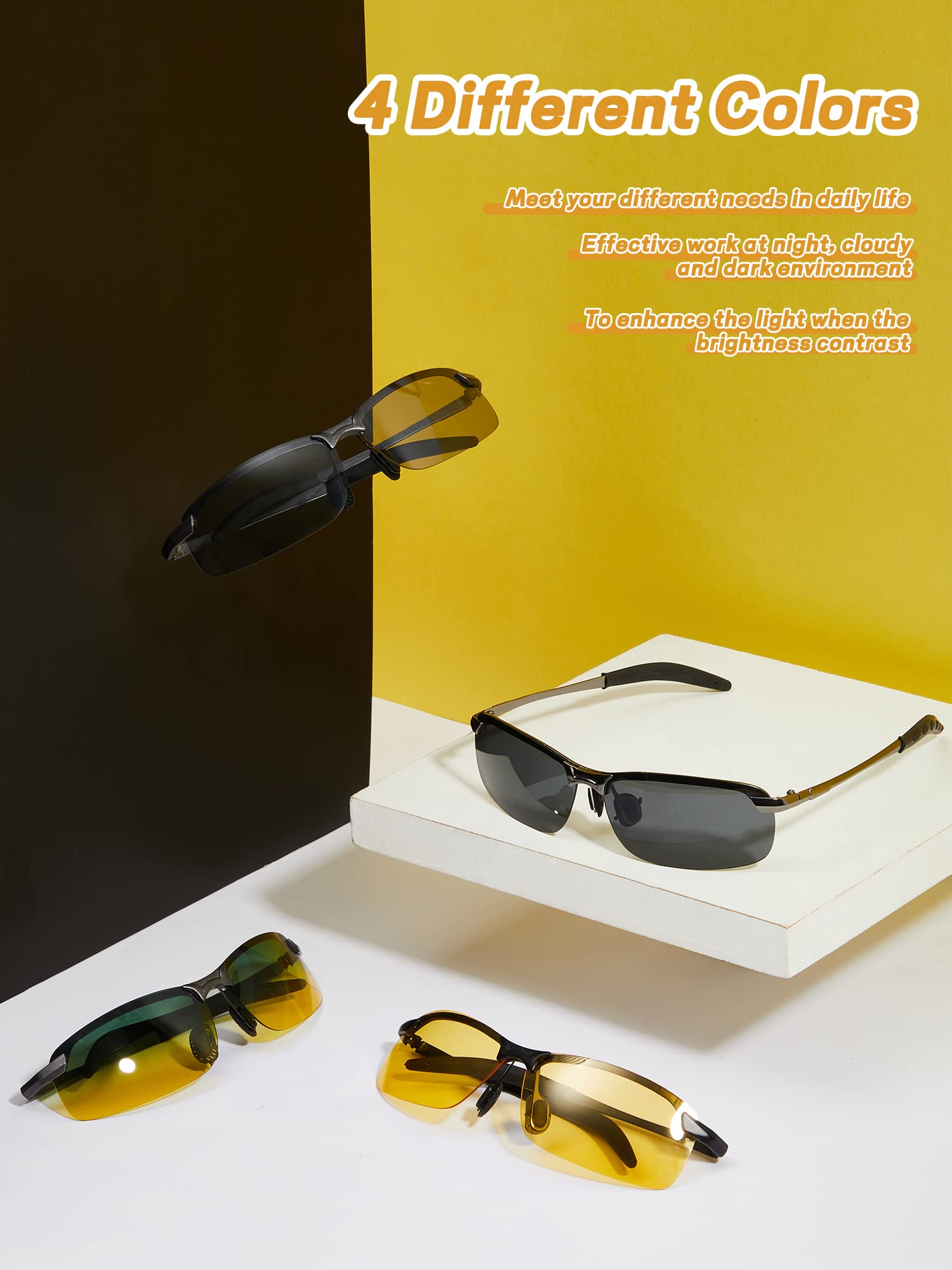 Foto 6 pulgar | Gafas De Conducción Nocturna Flutesan Polarized Uv400 Para Hombre - Venta Internacional.