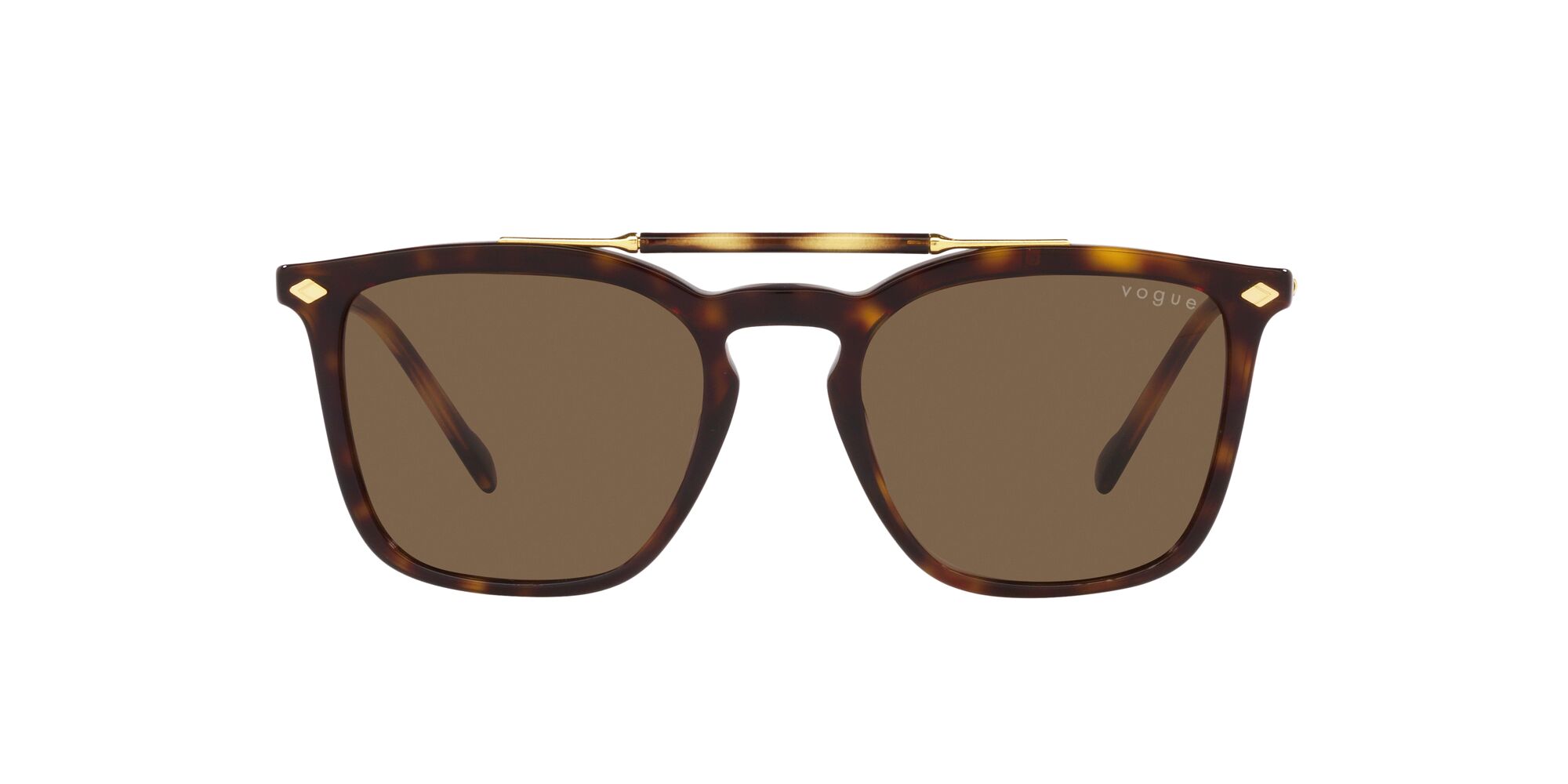 Lente De Sol Vogue Dark Brown