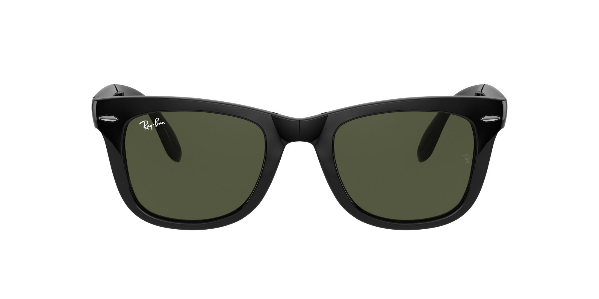 Lente De Sol Ray-ban Folding Wayfarer G-15 Green