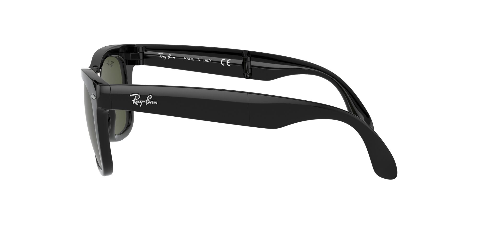 Foto 5 pulgar | Lente De Sol Ray-ban Folding Wayfarer G-15 Green