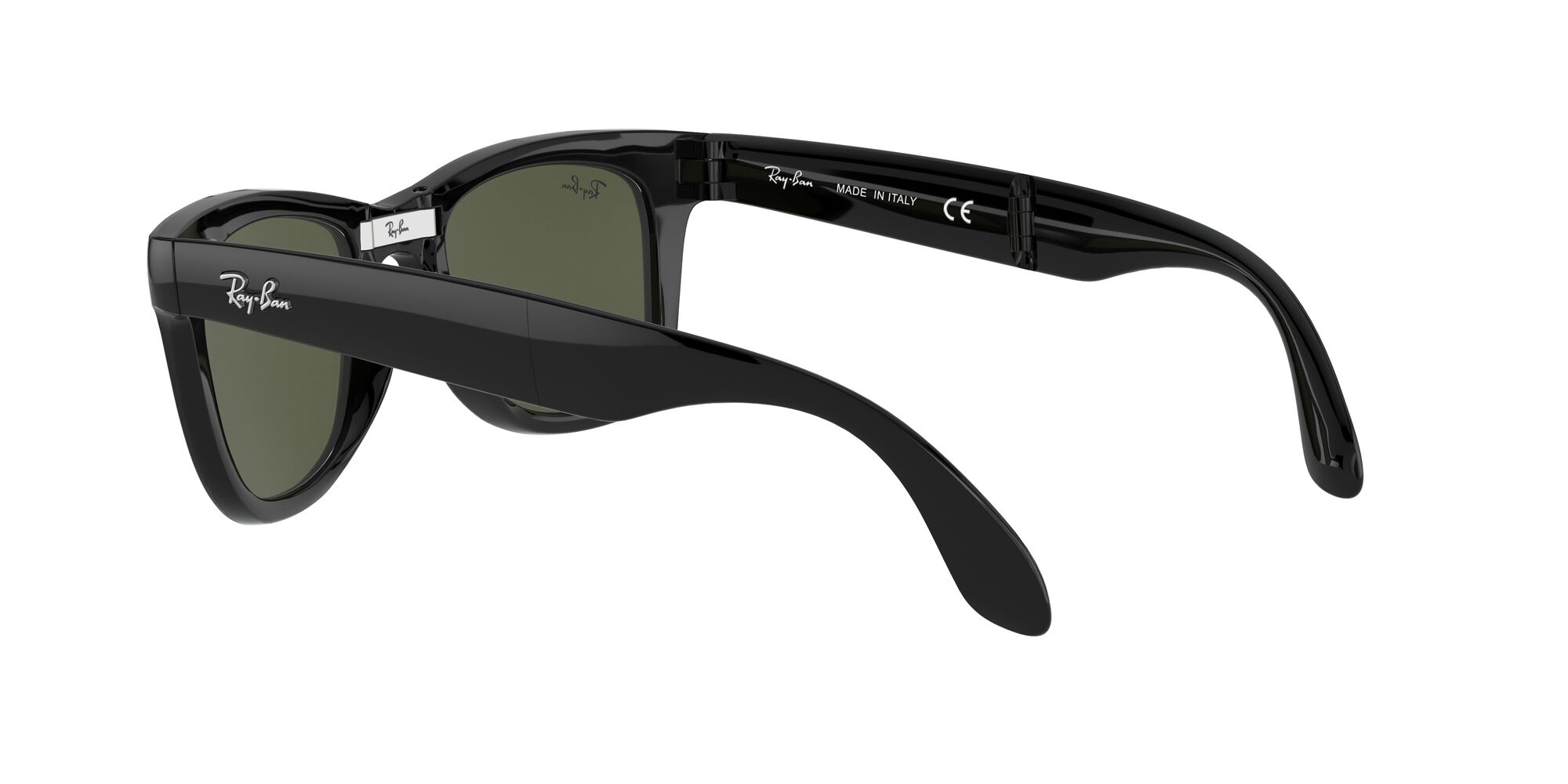Foto 6 pulgar | Lente De Sol Ray-ban Folding Wayfarer G-15 Green