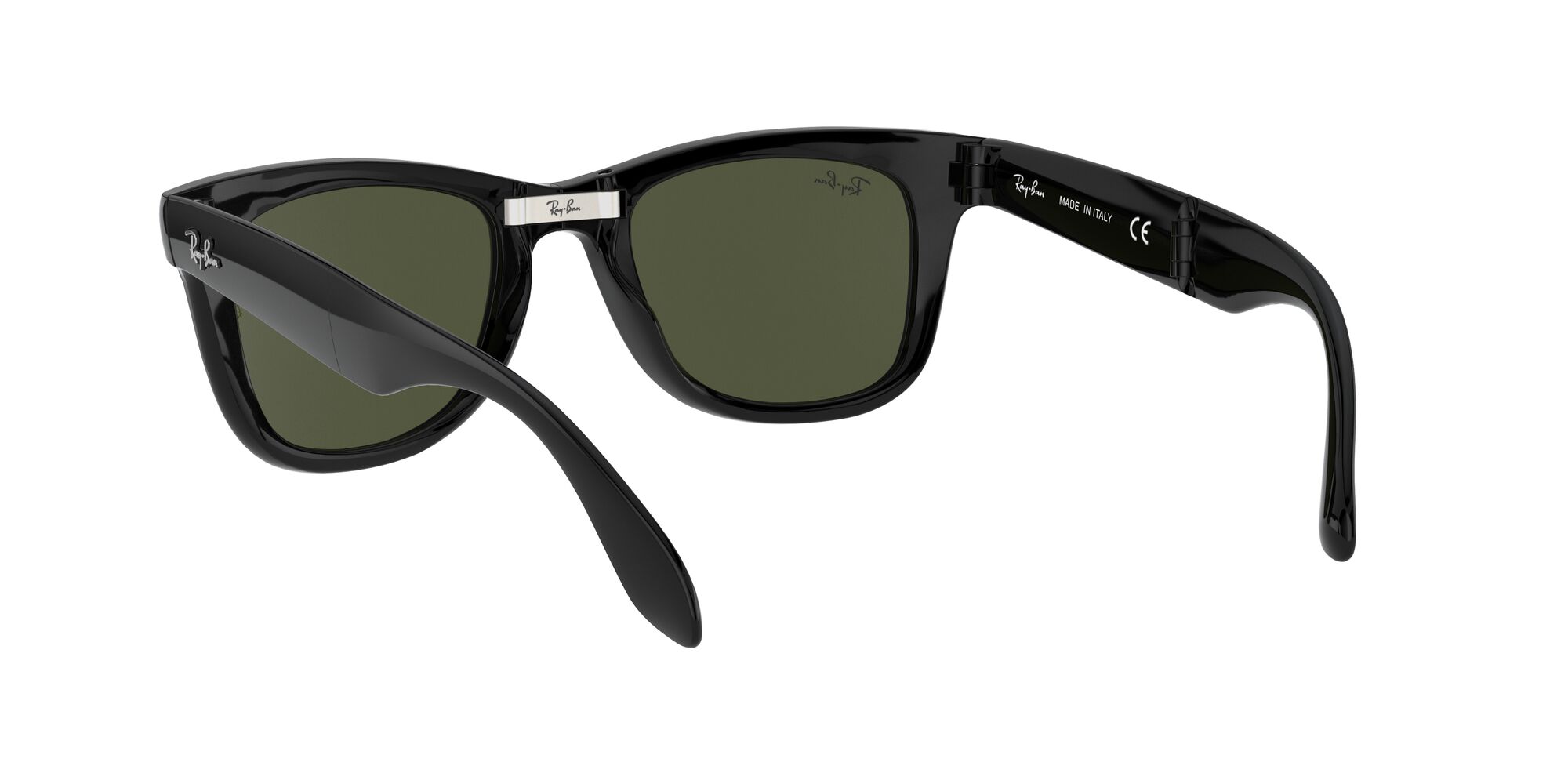 Foto 7 pulgar | Lente De Sol Ray-ban Folding Wayfarer G-15 Green