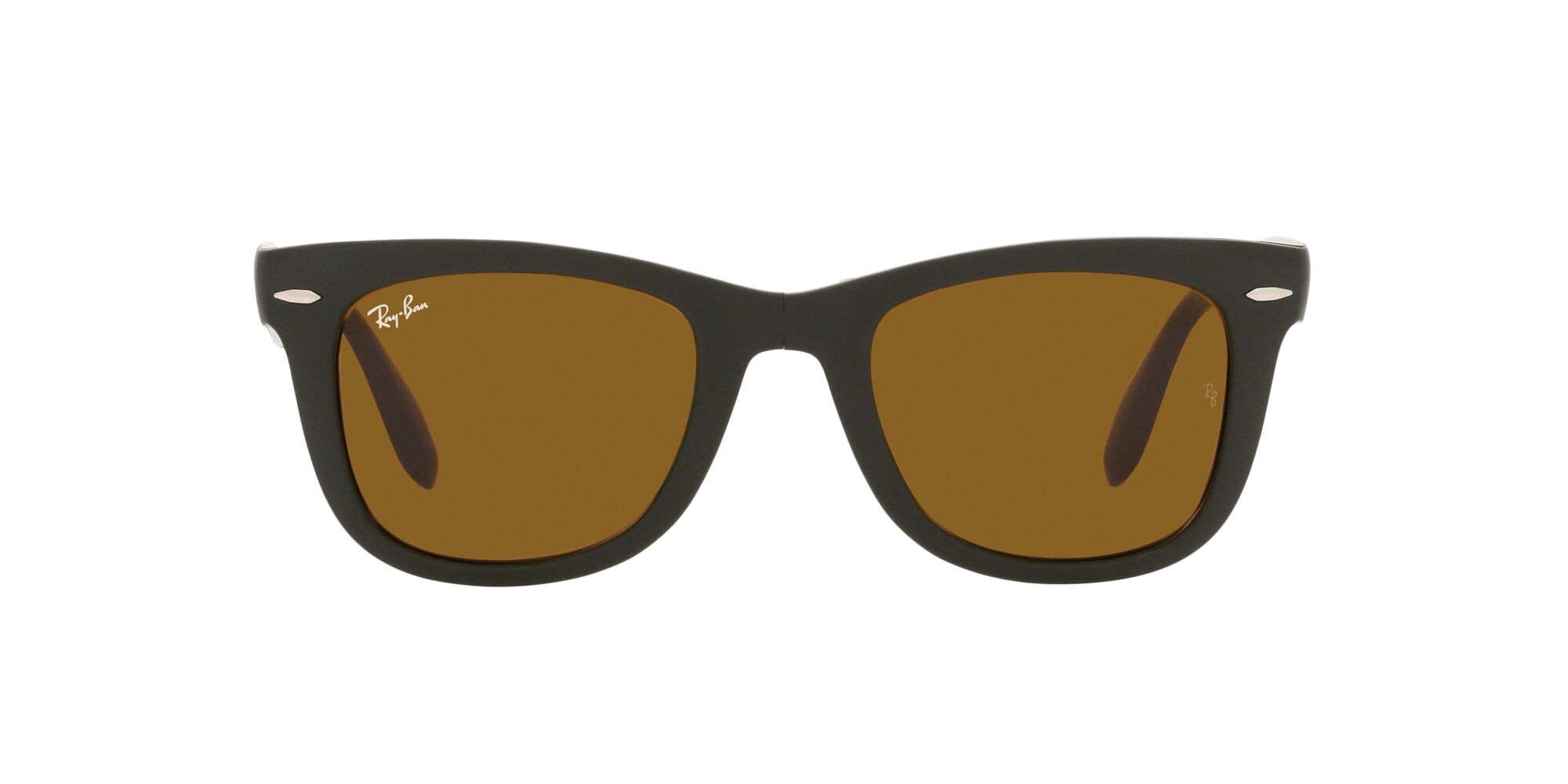 Lente De Sol Ray-ban Folding Wayfarer Brown