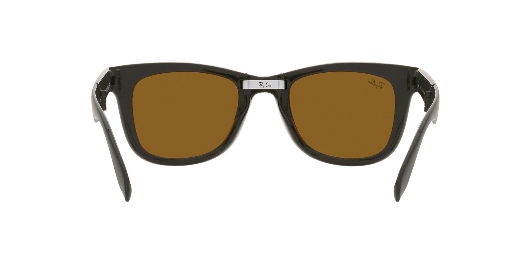 Foto 8 pulgar | Lente De Sol Ray-ban Folding Wayfarer Brown