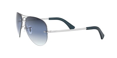Foto 3 | Lente De Sol Ray-ban Clear Grad Blue