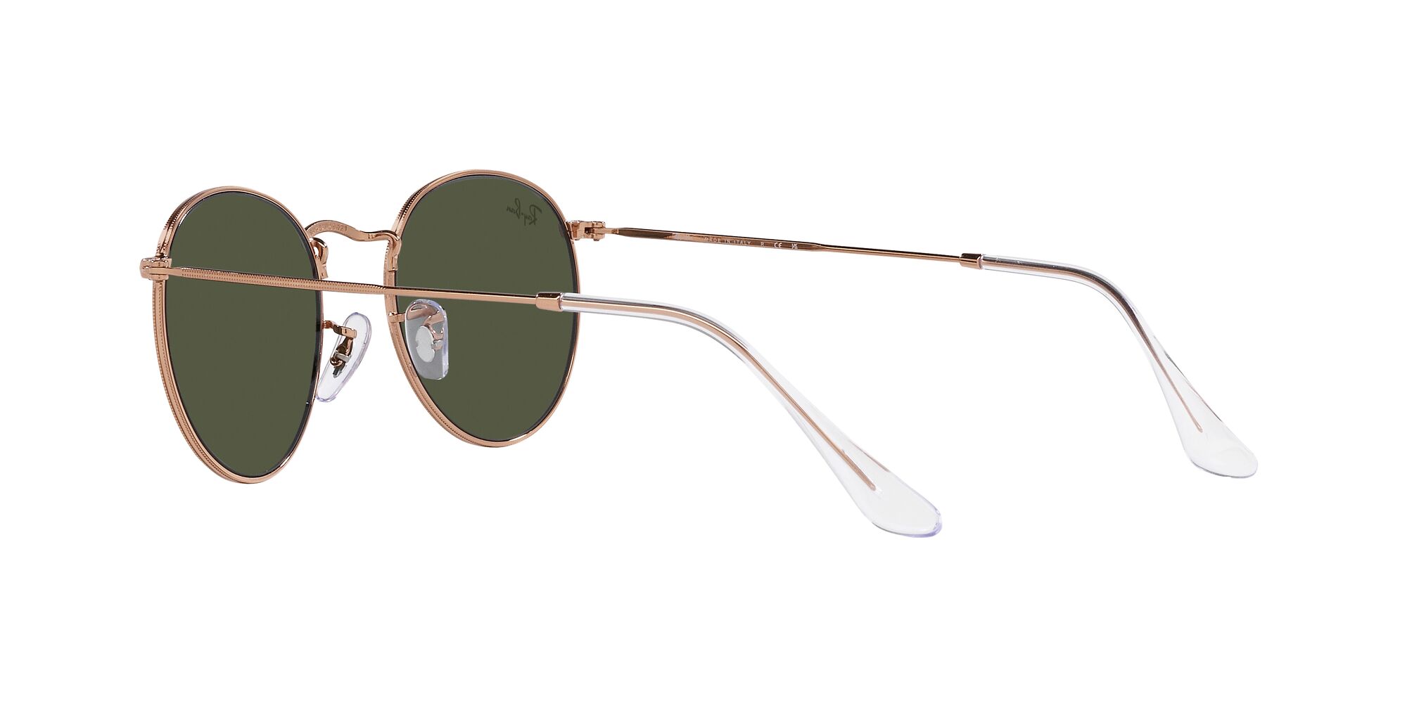 Foto 6 pulgar | Lente De Sol Ray-ban Round Metal Green