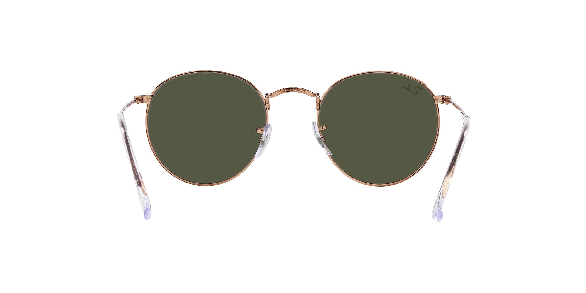 Foto 8 pulgar | Lente De Sol Ray-ban Round Metal Green