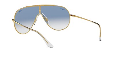 Foto 6 | Lente De Sol Ray-ban Wings Clear Gradient Blue Mirror Red
