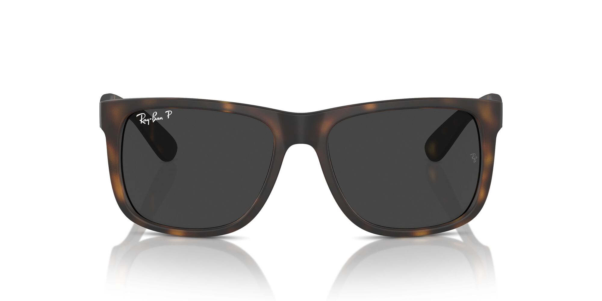 Foto 2 pulgar | Lente De Sol Ray-ban Justin Dark Grey Polar Polarizado