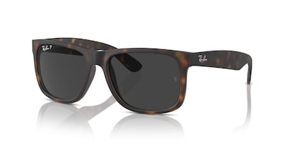 Foto 2 | Lente De Sol Ray-ban Justin Dark Grey Polar Polarizado