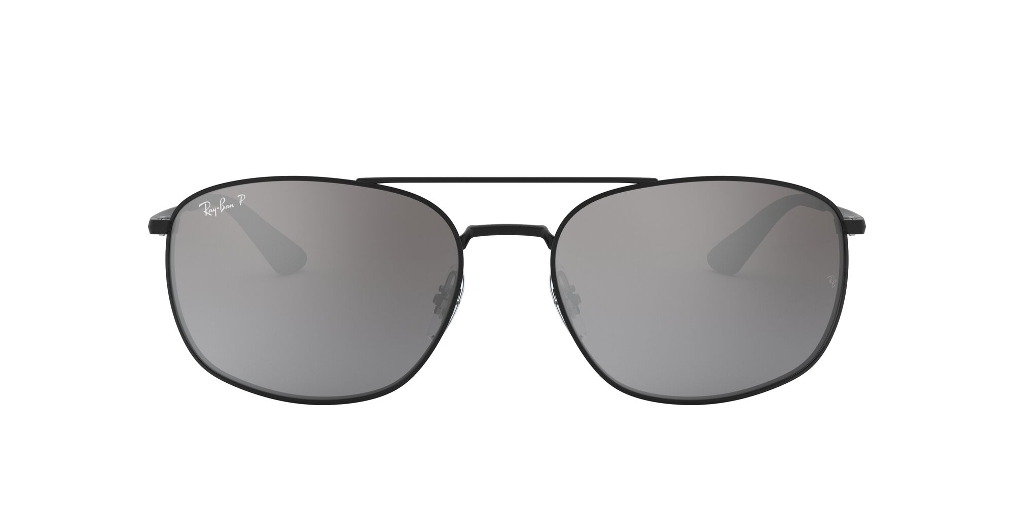 Lente De Sol Ray-ban Grey Mirror Grad Silver Polar Polarizado