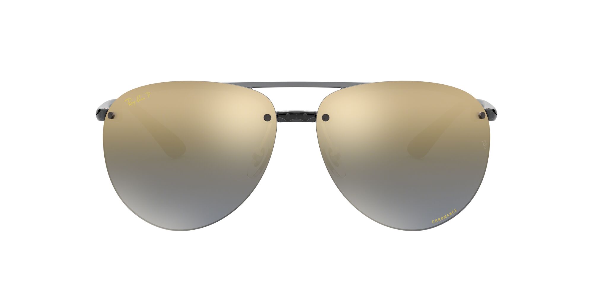 Lente De Sol Ray-ban Blue Mir Gold Gradient Polar Polarizado