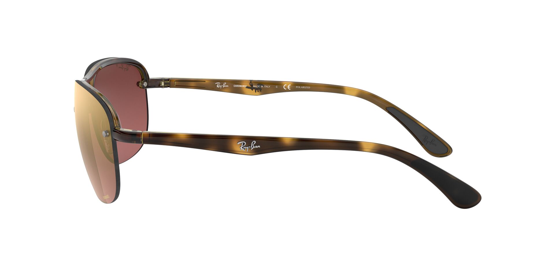 Foto 5 pulgar | Lente De Sol Ray-ban Purple Mir Gold Gradient Polar Polarizado