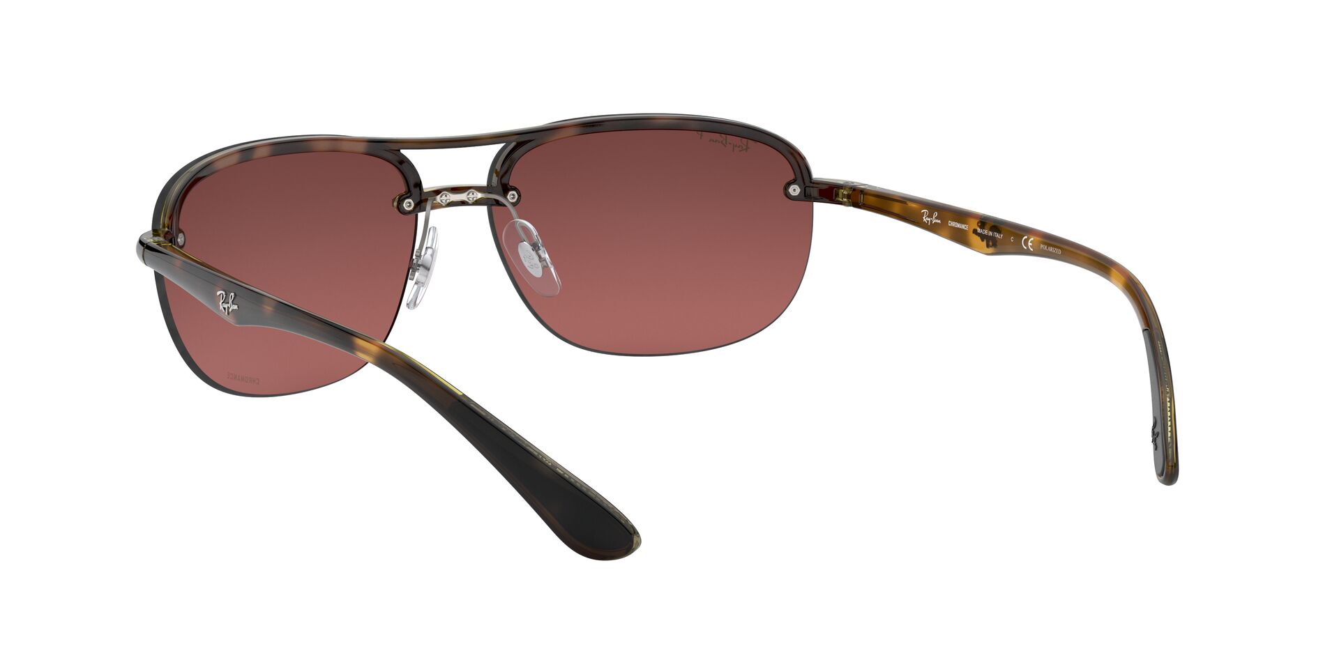 Foto 7 pulgar | Lente De Sol Ray-ban Purple Mir Gold Gradient Polar Polarizado