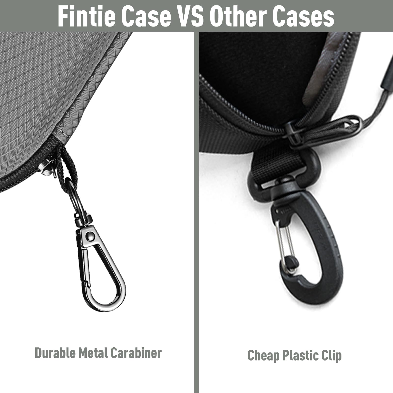 Foto 5 pulgar | Funda para Gafas De Sol Fintie Hard Eva Shell A Prueba De Golpes Gris Oscuro - Venta Internacional
