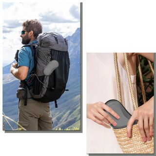 Foto 6 | Funda para Gafas De Sol Fintie Hard Eva Shell A Prueba De Golpes Gris Oscuro - Venta Internacional