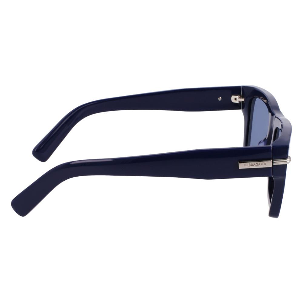 Foto 8 pulgar | Lentes de Sol Ferragamo Hombre Sf2033s Azul