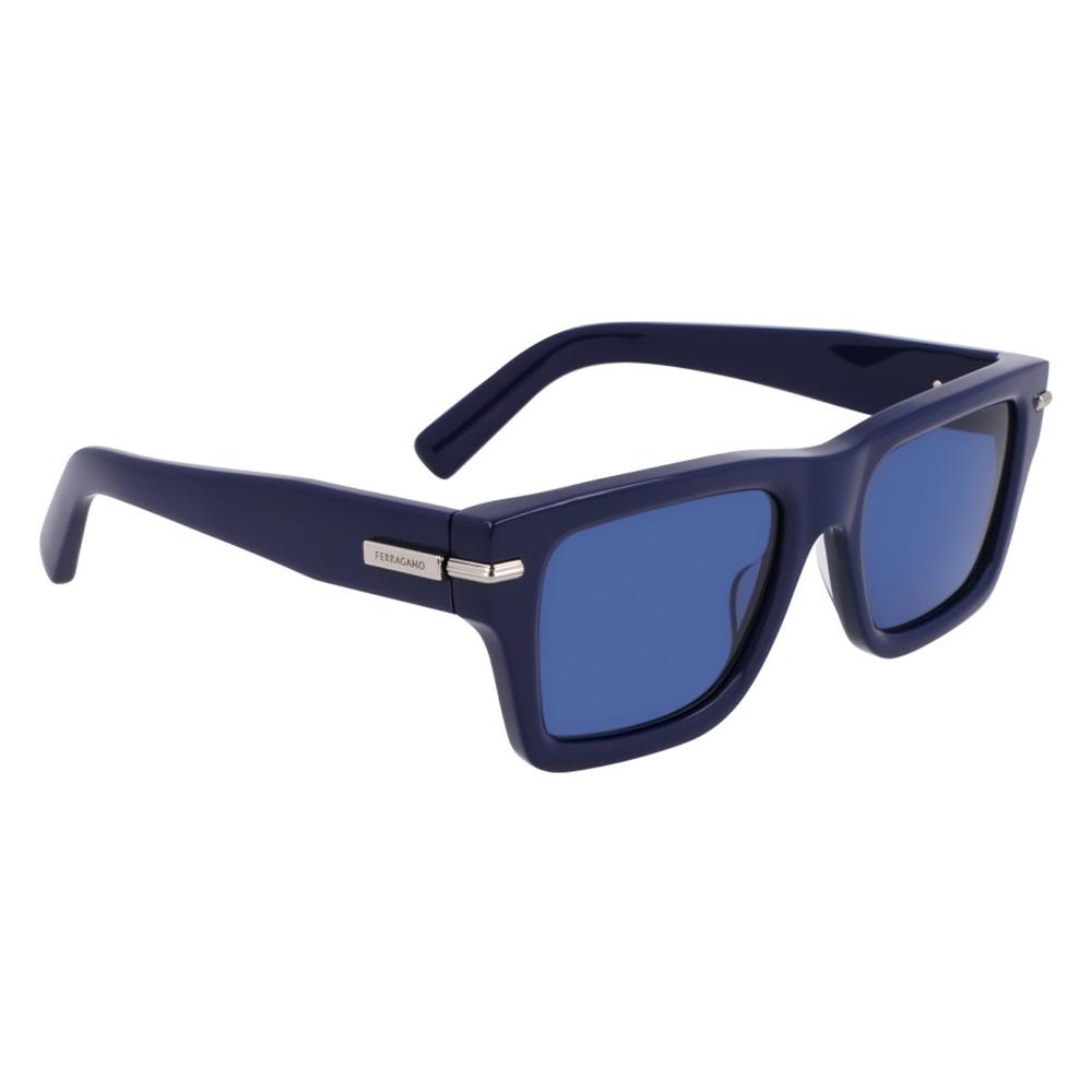 Foto 9 pulgar | Lentes de Sol Ferragamo Hombre Sf2033s Azul