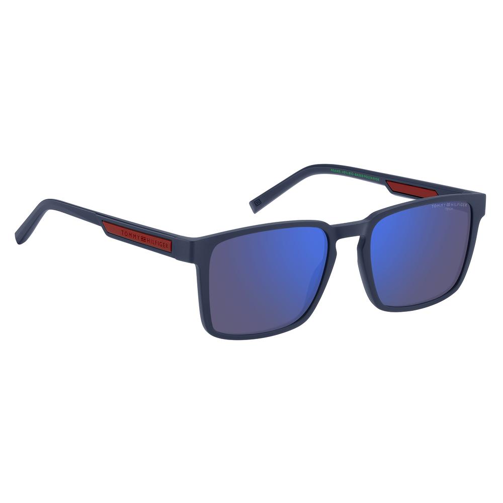 Foto 3 pulgar | Lentes Sol Tommy Hilfiger Hombre Matte Blue 206919fll55vi