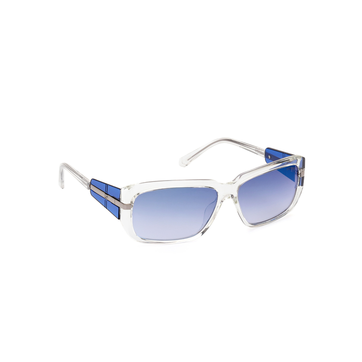 Foto 3 | Lentes De Sol Azul Espejados Guess