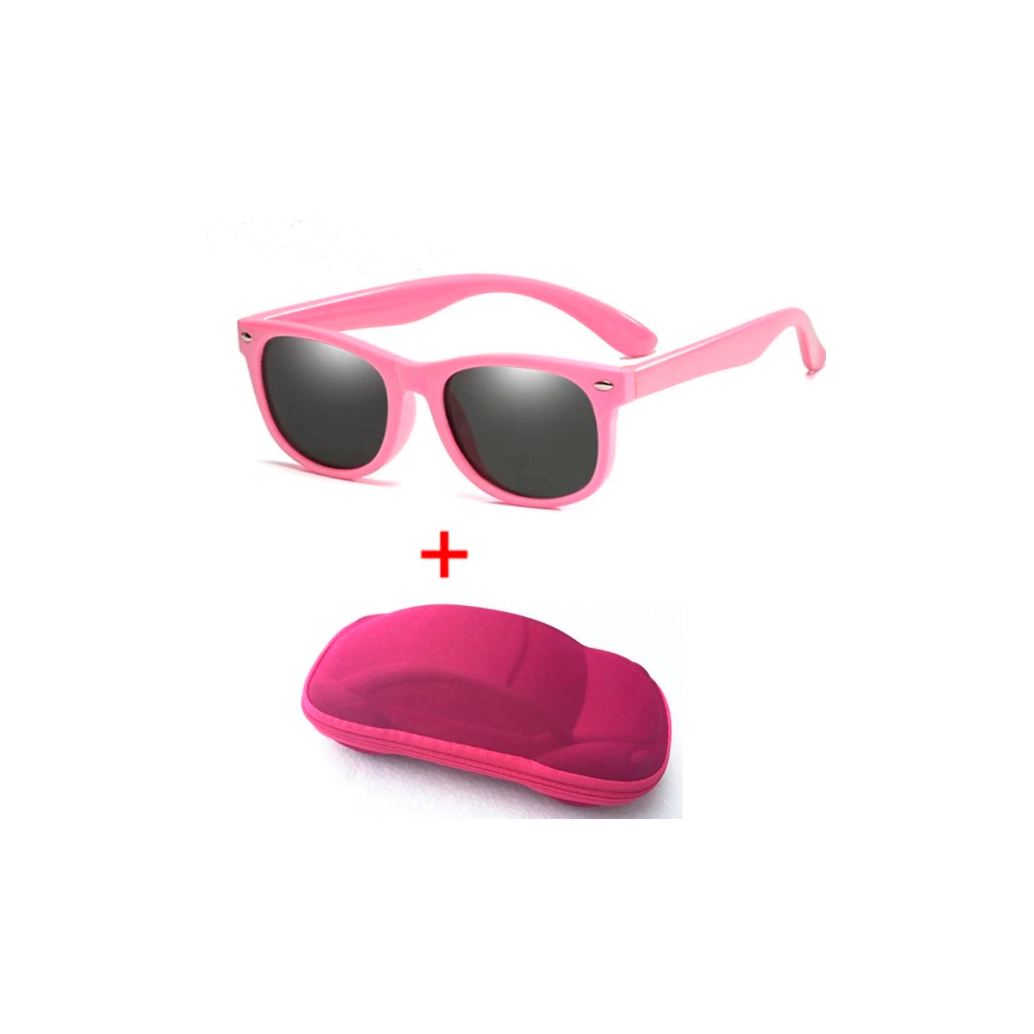 Foto 2 pulgar | Funda Rosa Con Filtro Uv400 Para Gafas De Sol Polarizadas Para Niños - Venta Internacional.