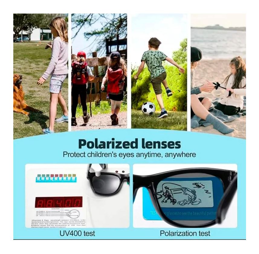 Foto 5 pulgar | Funda Rosa Con Filtro Uv400 Para Gafas De Sol Polarizadas Para Niños - Venta Internacional.