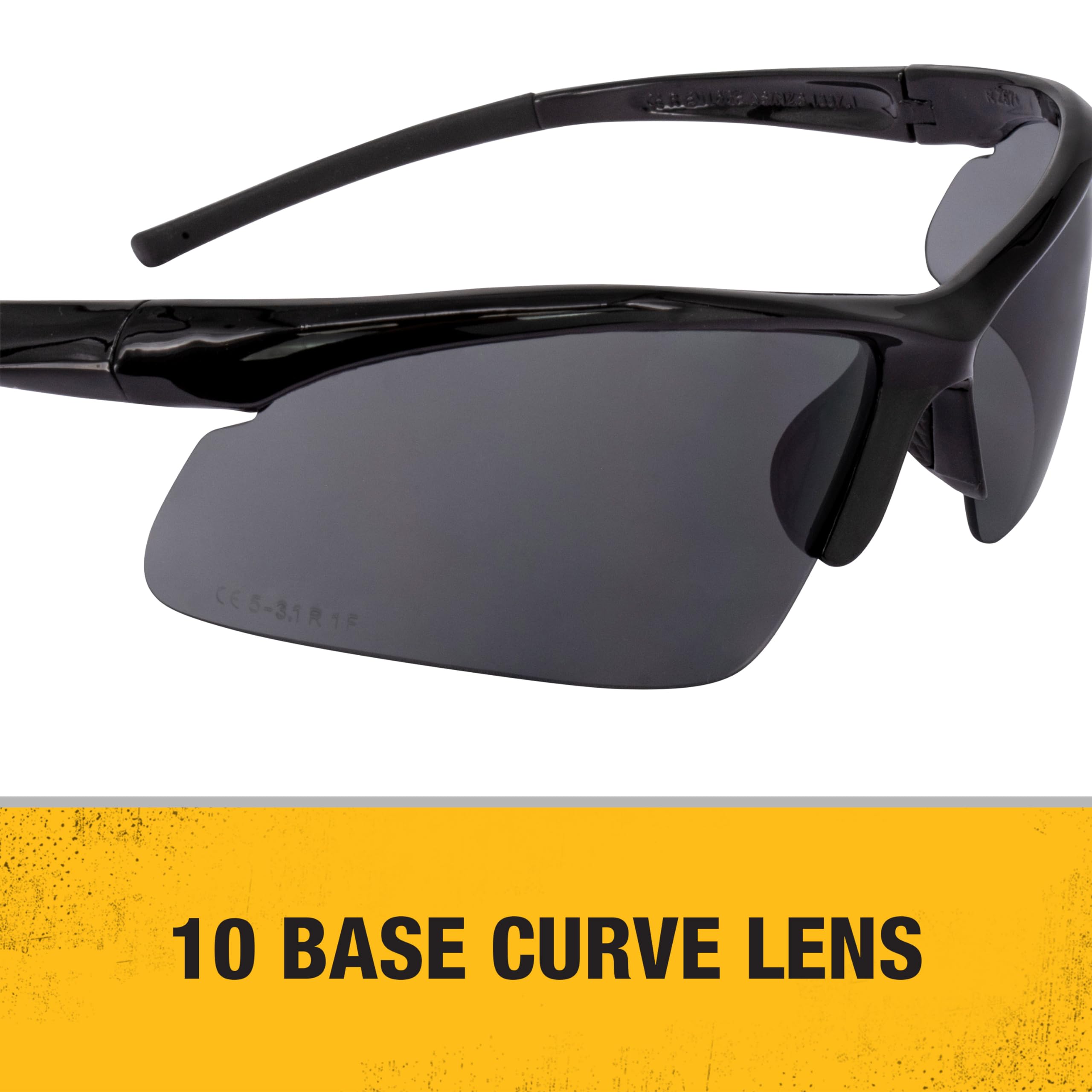 Foto 4 pulgar | Gafas De Seguridad Dewalt Dpg51-2c Radius Smoke 10 Base Curve Lens - Venta Internacional.