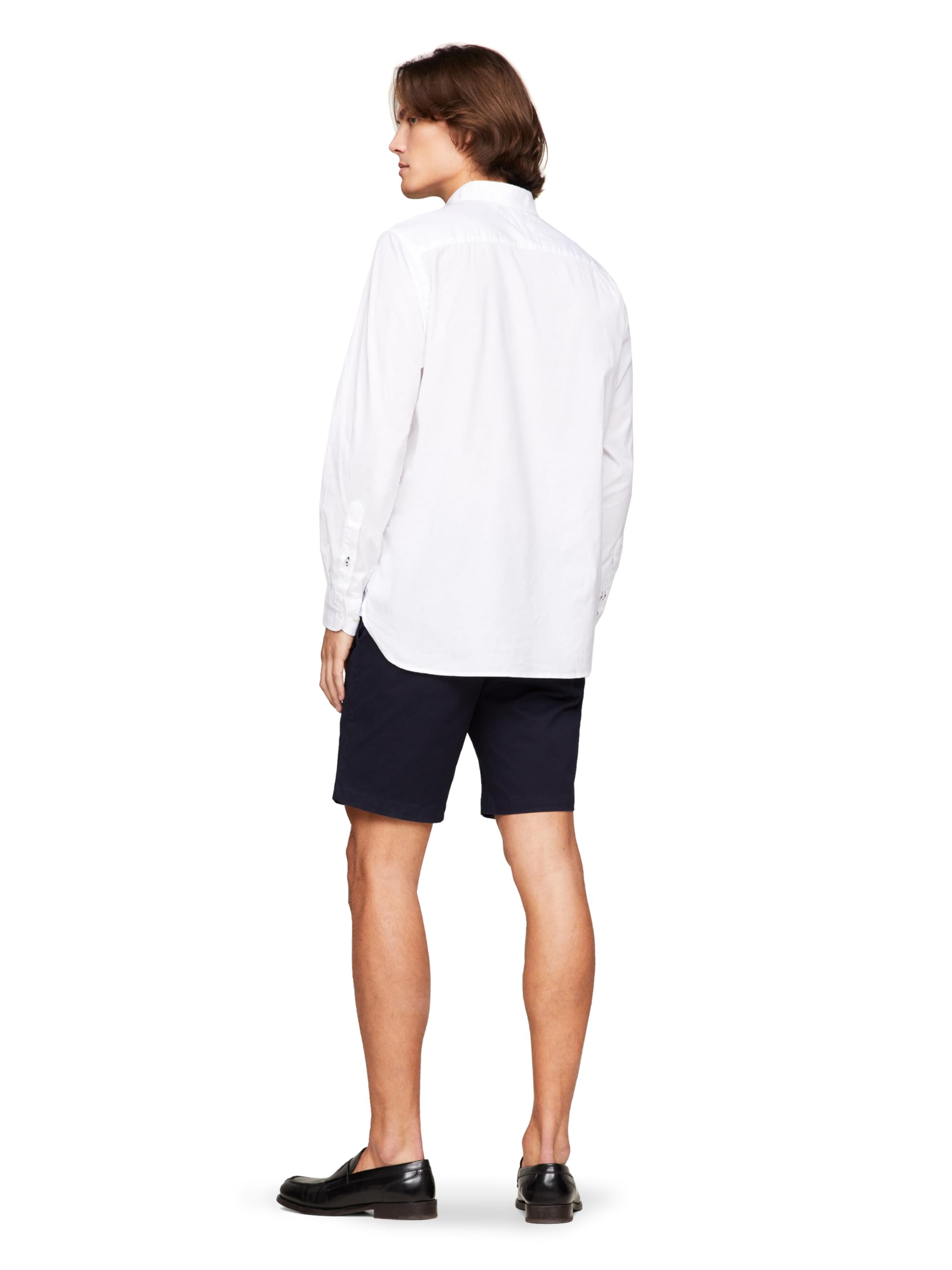 Foto 5 pulgar | Camisa Tommy Hilfiger Flex De Popelina Regular De Manga Larga Blanca - Venta Internacional.
