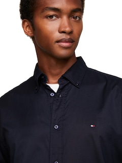 Foto 2 | Camisa Tommy Hilfiger Flex De Popelina Regular De Manga Larga Para Hombre - Venta Internacional.