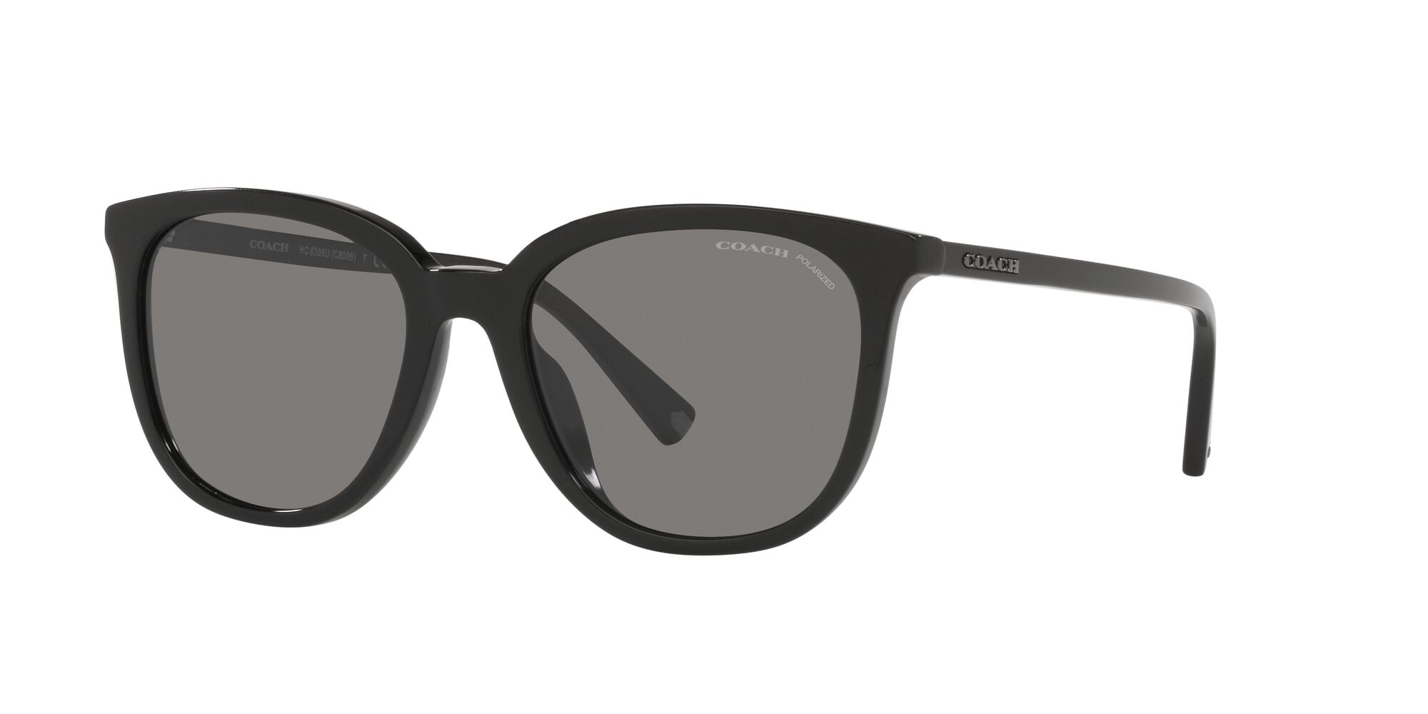 Foto 3 pulgar | Lente De Sol Coach Hc8338u Color Gris Oscuro Forma Cuadrada Para Hombre Polarizado