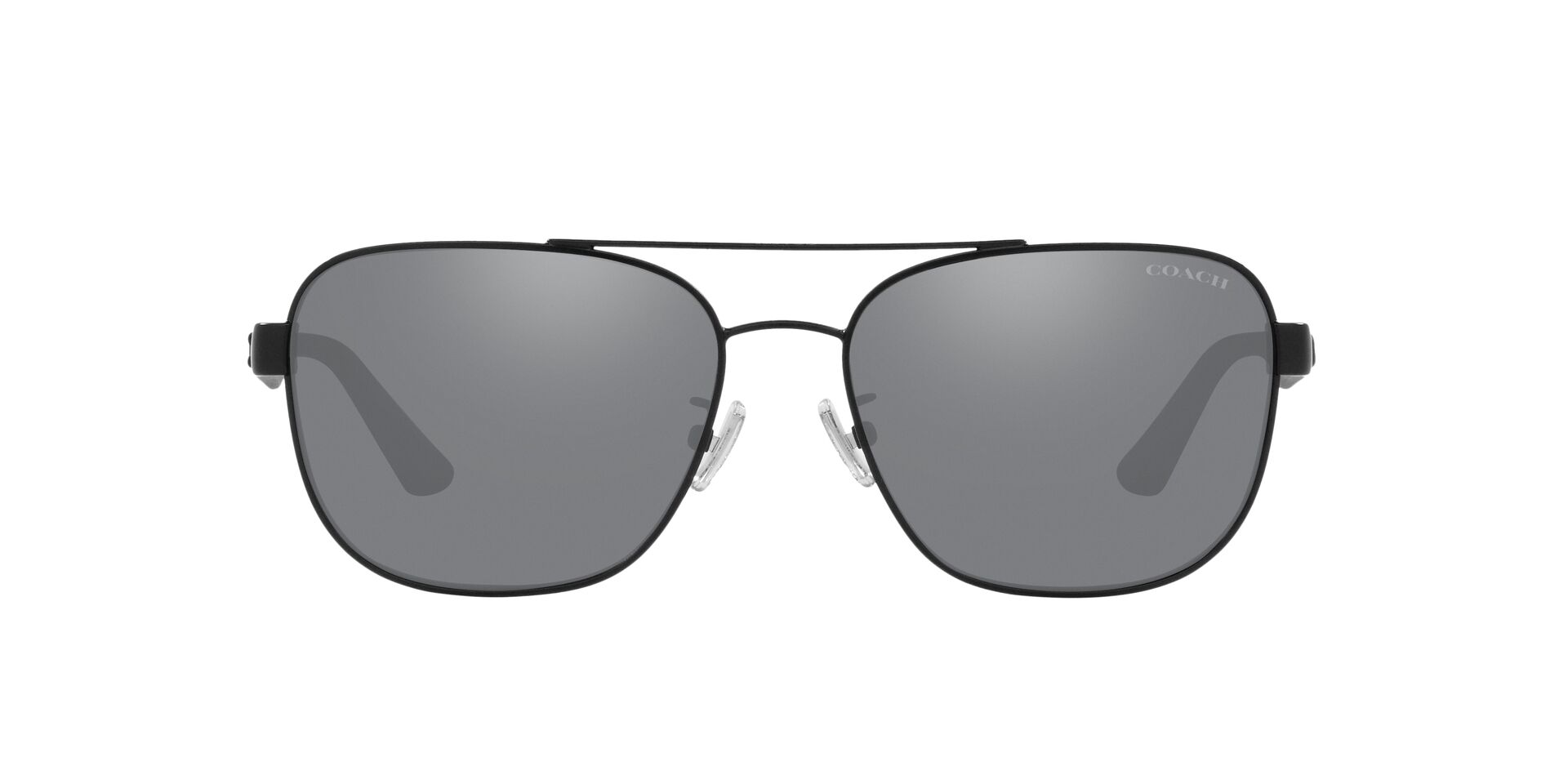 Foto 2 pulgar | Lente De Sol Coach Hc7122 Color Gris Espejeado Forma Pillow Para Hombre