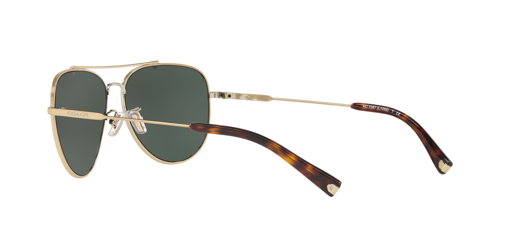 Foto 6 pulgar | Lente De Sol Coach Hc7087 Color Verde Forma Piloto Para Hombre