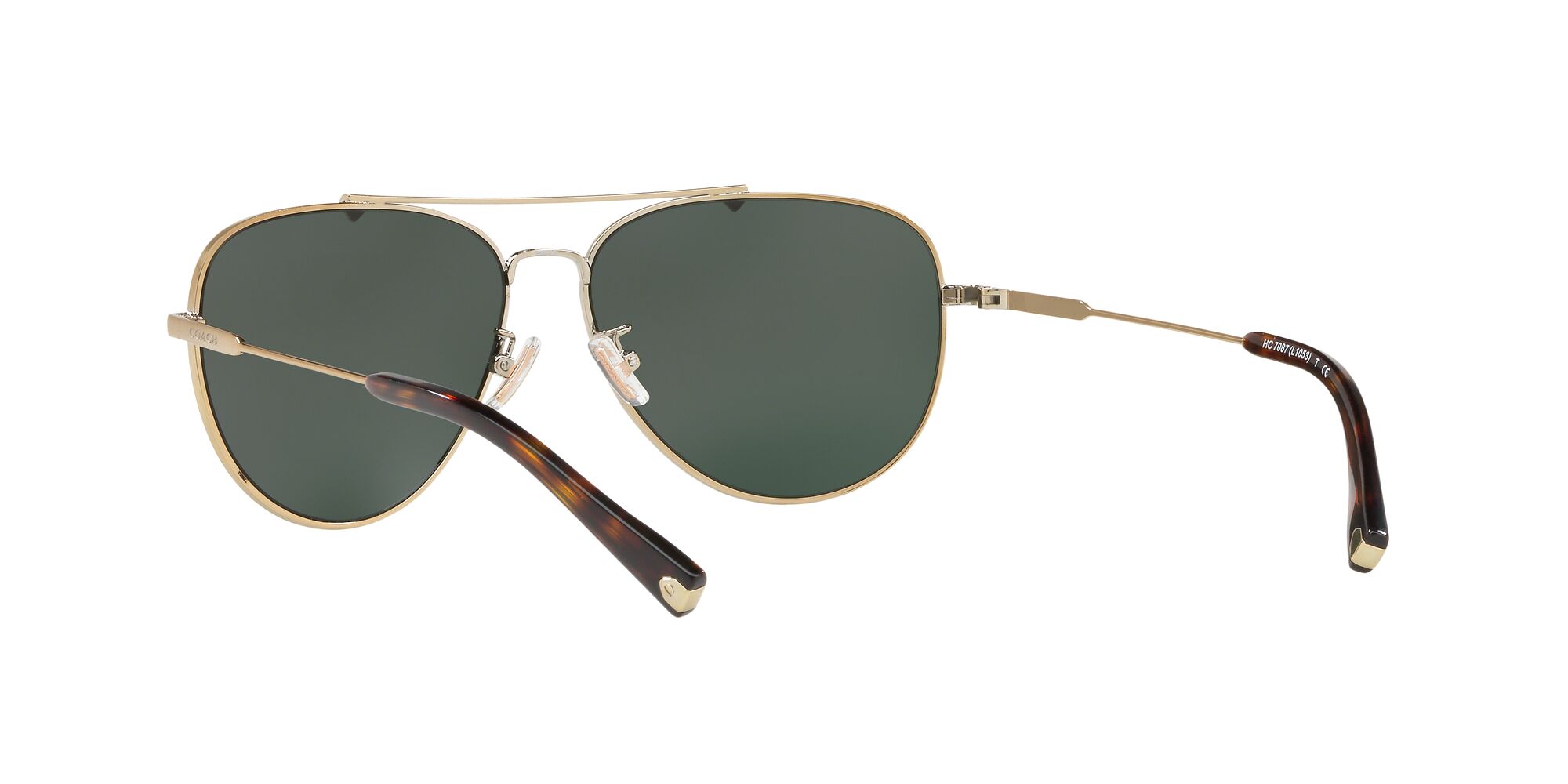 Foto 7 pulgar | Lente De Sol Coach Hc7087 Color Verde Forma Piloto Para Hombre