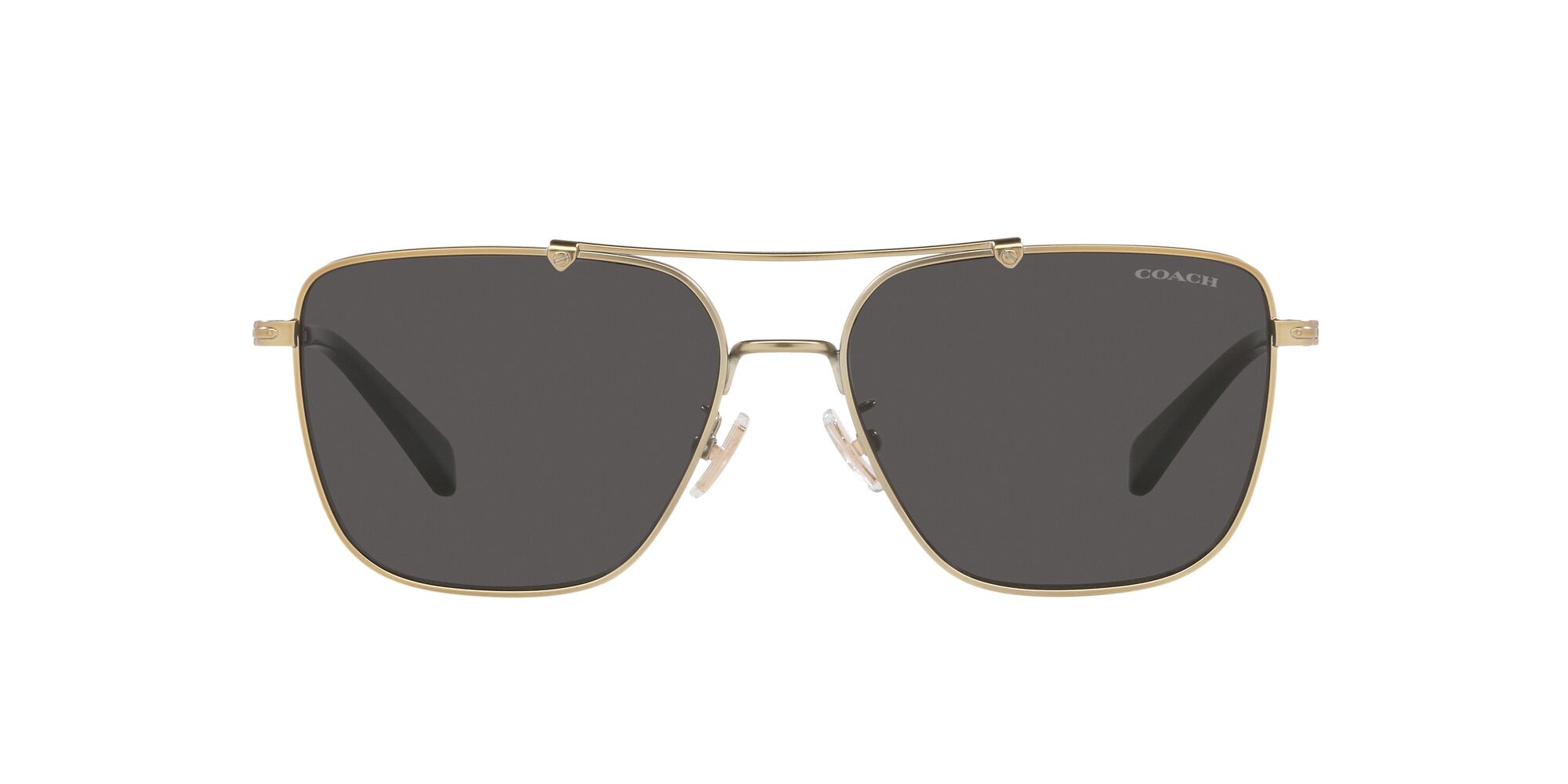 Foto 1 | Lente De Sol Coach Hc7137 Color Gris Oscuro Forma Rectangular Para Hombre