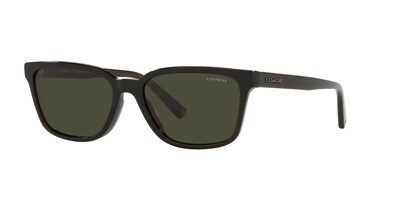 Foto 2 | Lente De Sol Coach Hc8328u Color Verde Oscuro Forma Rectangular Para Hombre