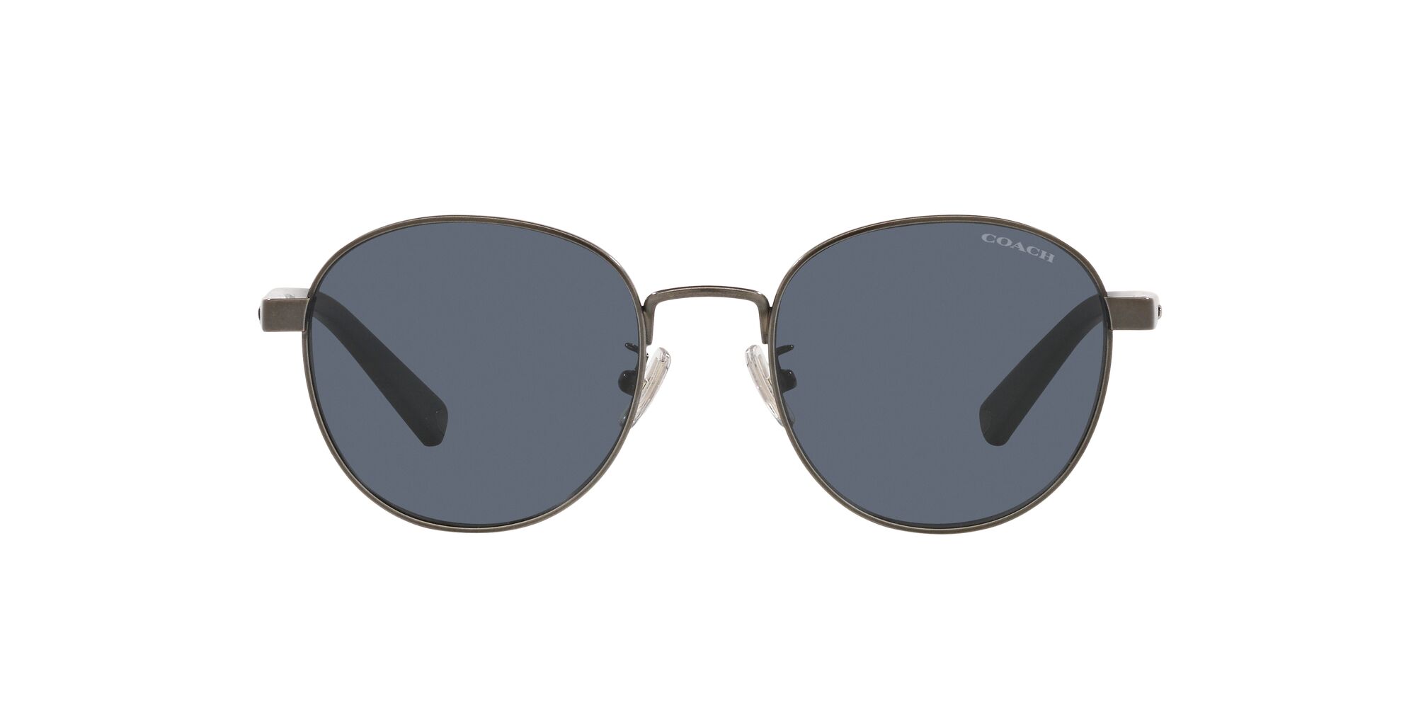 Foto 1 | Lente De Sol Coach Hc7131 Color Gris Azul Sólido Forma Redonda Para Hombre
