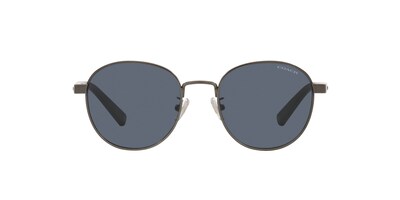 Foto 1 | Lente De Sol Coach Hc7131 Color Gris Azul Sólido Forma Redonda Para Hombre
