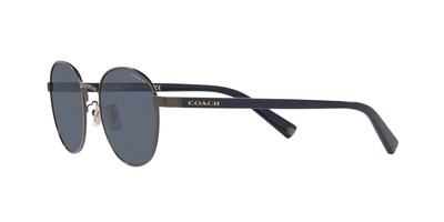Foto 3 | Lente De Sol Coach Hc7131 Color Gris Azul Sólido Forma Redonda Para Hombre