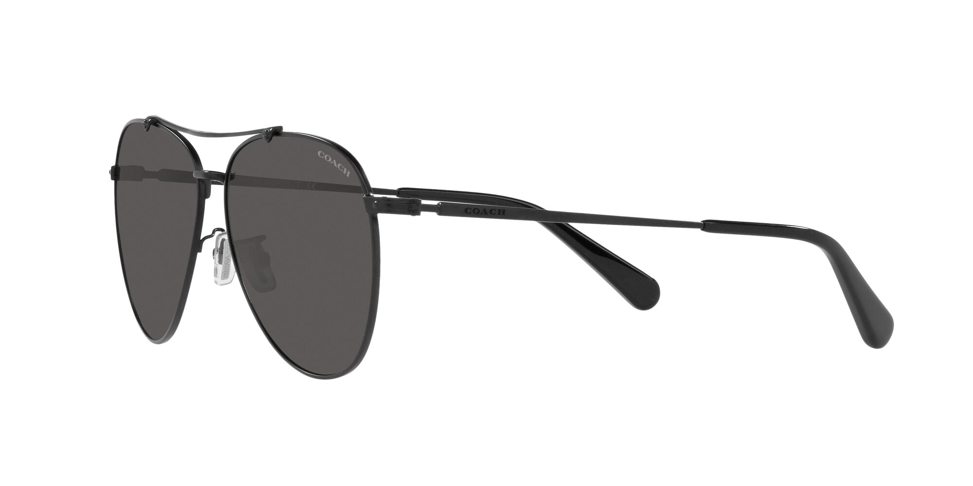 Foto 4 pulgar | Lente De Sol Coach Hc7136 Color Gris Oscuro Forma Piloto Para Hombre