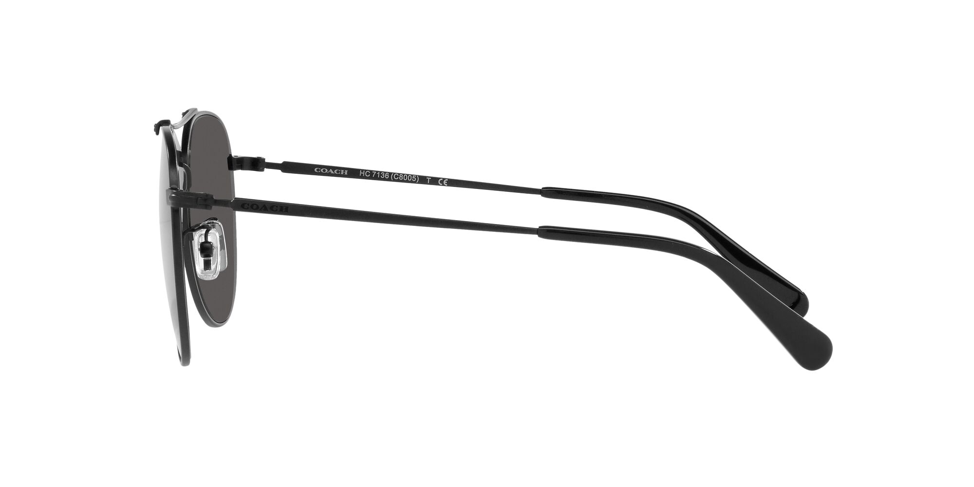 Foto 4 | Lente De Sol Coach Hc7136 Color Gris Oscuro Forma Piloto Para Hombre