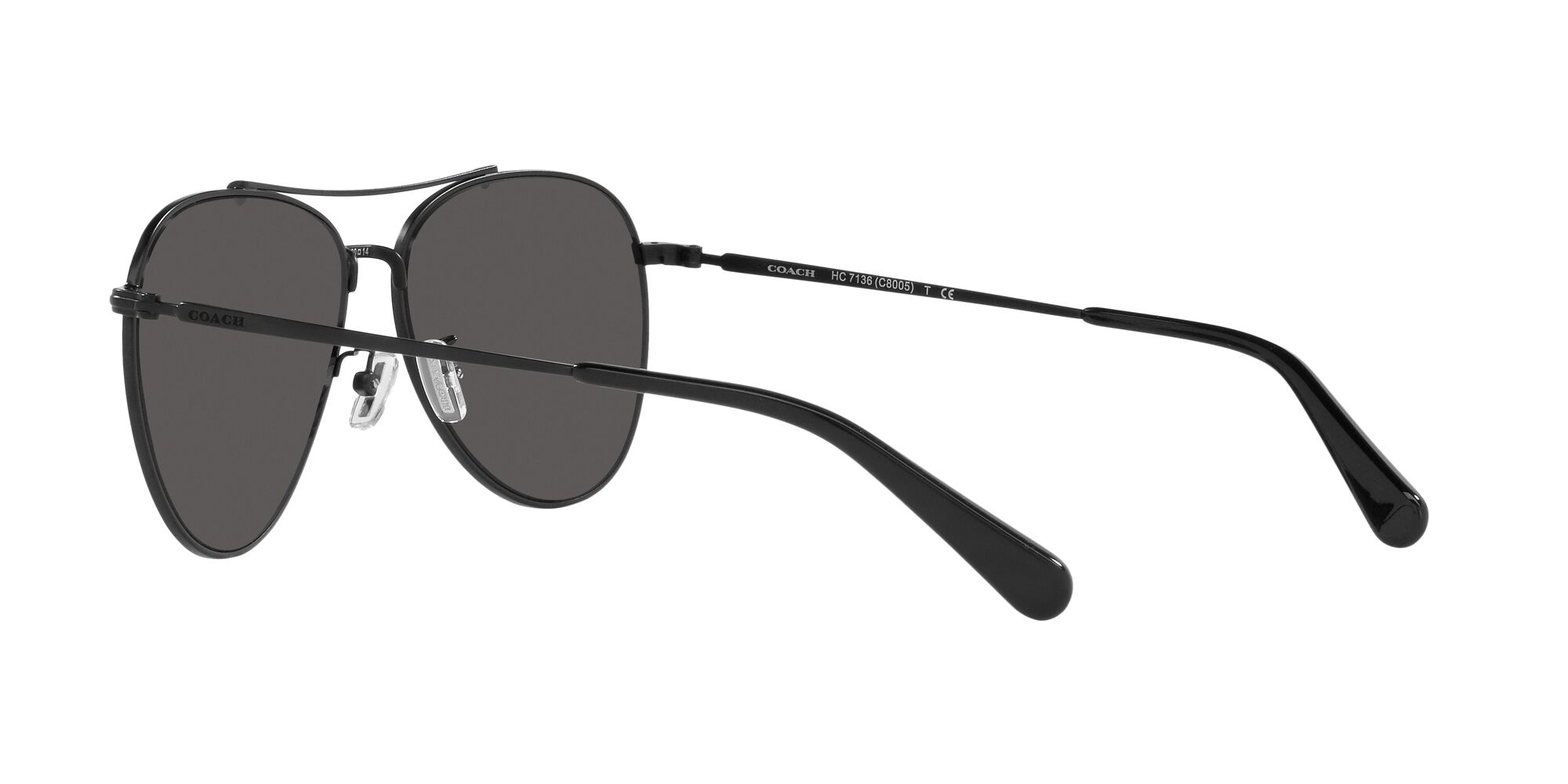 Foto 6 pulgar | Lente De Sol Coach Hc7136 Color Gris Oscuro Forma Piloto Para Hombre