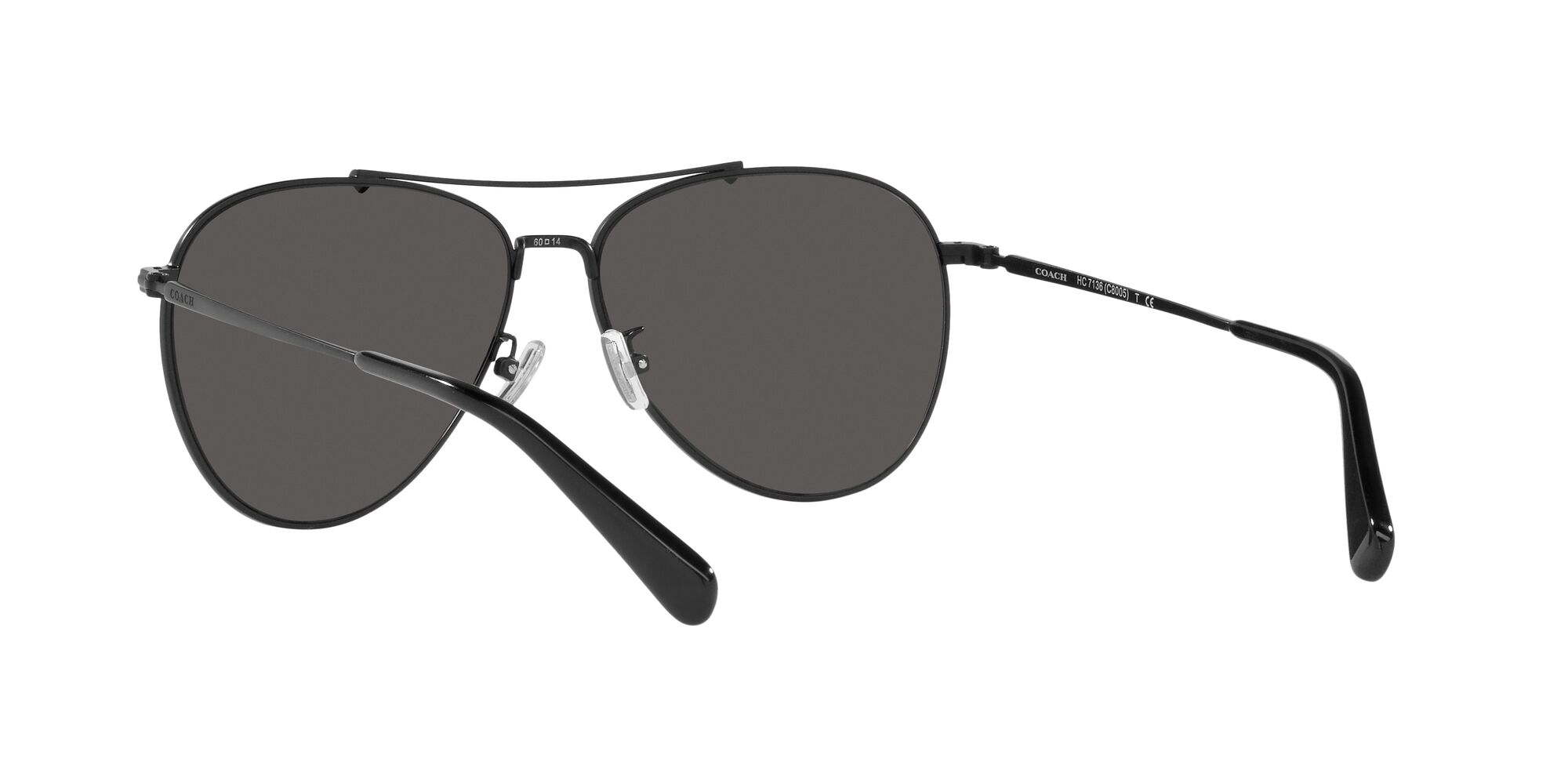 Foto 7 pulgar | Lente De Sol Coach Hc7136 Color Gris Oscuro Forma Piloto Para Hombre
