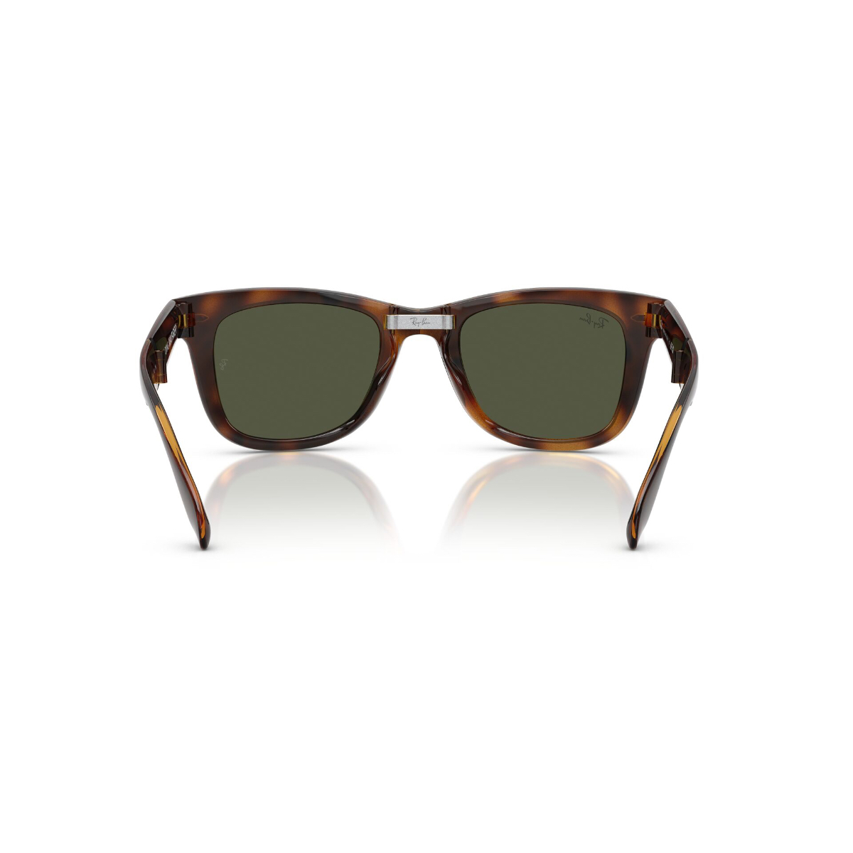 Foto 5 pulgar | Lentes De Sol Folding Wayfarer Havana Ray-ban