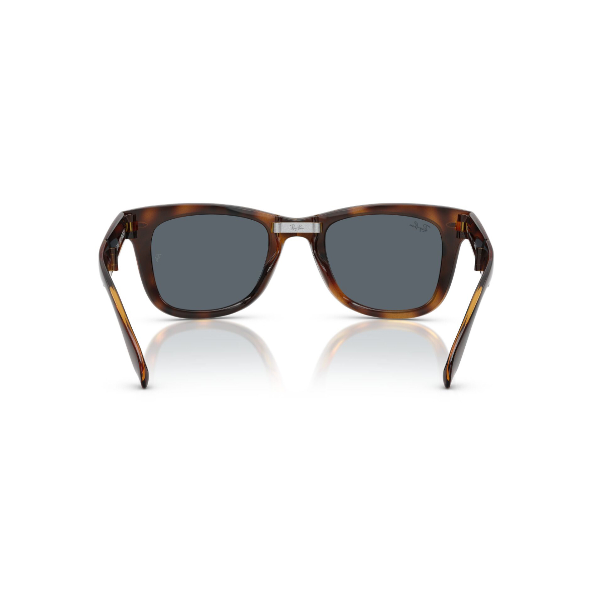 Foto 5 pulgar | Lentes De Sol Folding Wayfarer Havana Ray-ban
